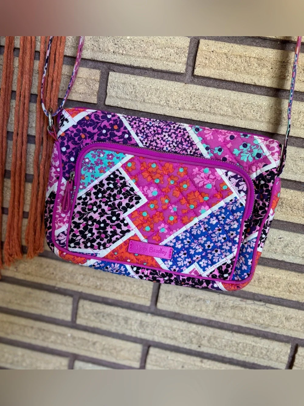 Boho Quilted Crossbody Bag - Vera Bradley - Summer Bag - Picture 10 of 15